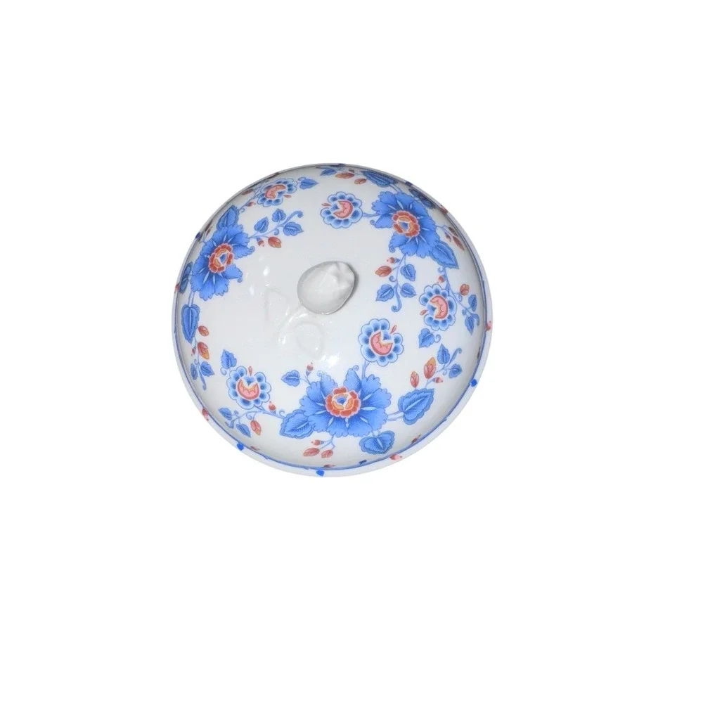 Vintage Estee Lauder 1979 Porcelain Trinket or Powder Dish With Lid
